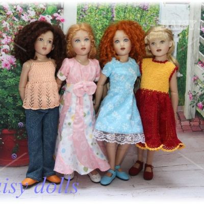 Four Kish dolls