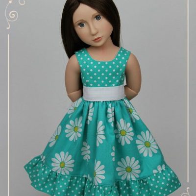 Daisies and dots dress for Matilda and Clementine