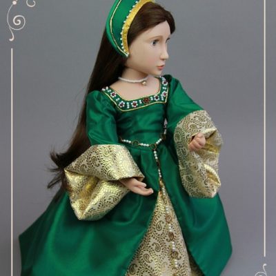 Emerald green Tudor dress