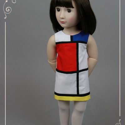 Mondrian dress for Sam