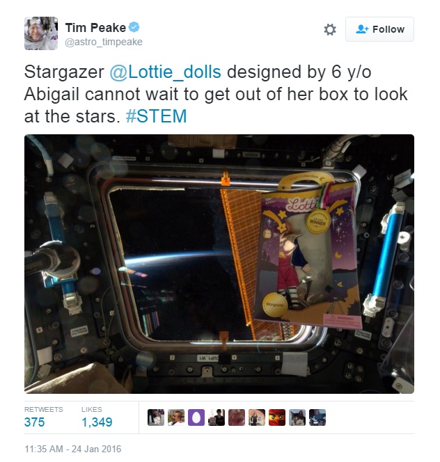 Lottie in space
