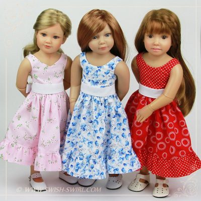 Parisienne dresses for Kidz’n’Cats dolls