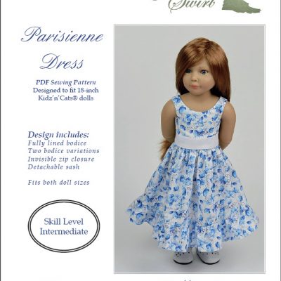 Dress pattern for Kidz’n’Cats dolls