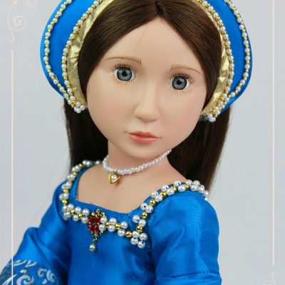 Anne Boleyn Turquoise Tudor gown