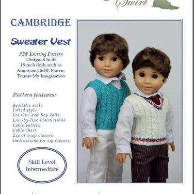 Cambridge Sweater Vest for AG dolls