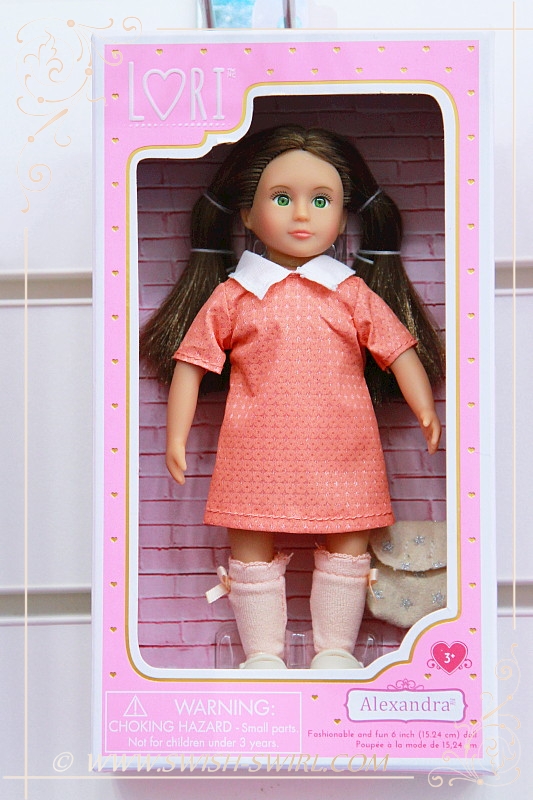 Jacket Mini Doll Dress & Shoes Stylish Outfit Perla Lori Dolls 3 Years 6-inch Fashion Doll Toys for Kids 